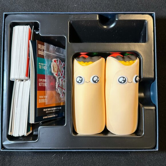 EXPLODING KITTENS Throw Throw Burrito Card Game, used/good condition - Picture 3 of 4